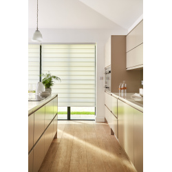 Luminary White Dual Shade Night and Day Roller Blinds